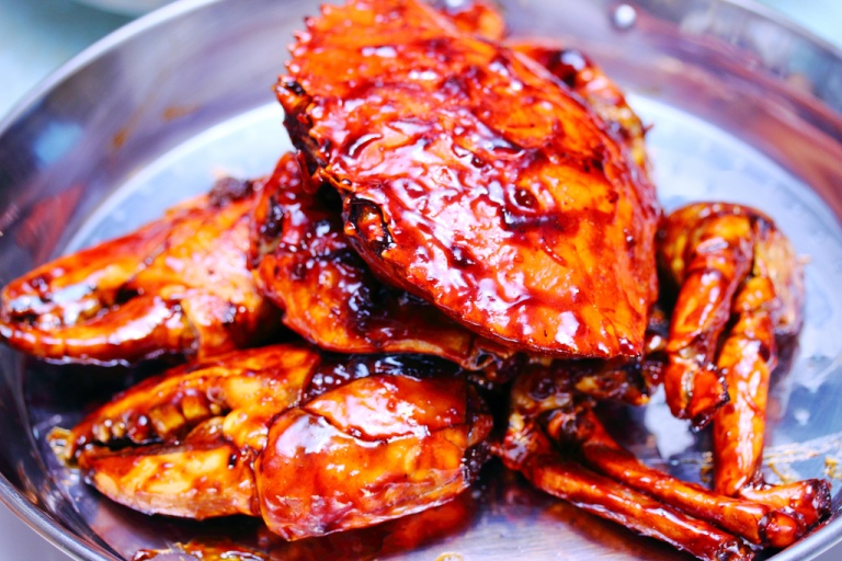 Chili Crab is the national dish of Singapore