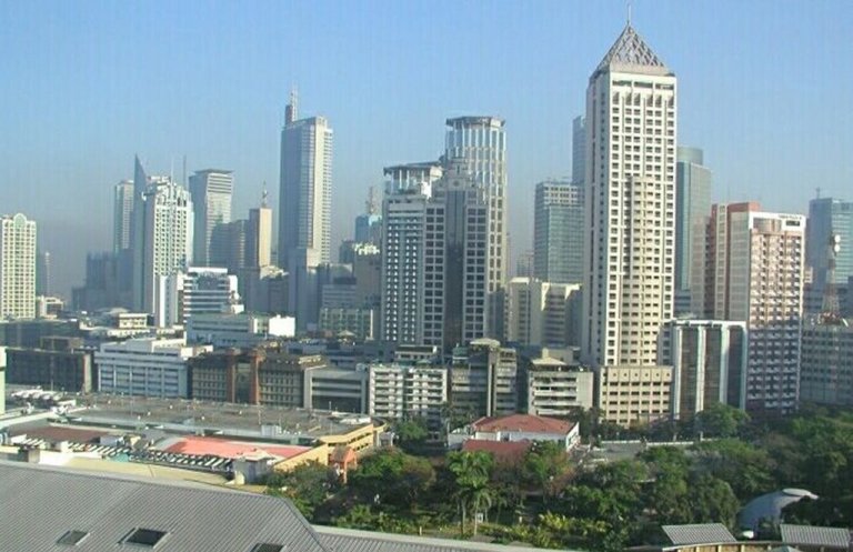 The Makati District skyline