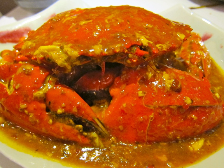 Chili Crab at Maxwell Food Centre